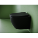 Подвесной унитаз Ceramicanova Уно (Uno) смыв Торнадо 490x360x360 черный матовый