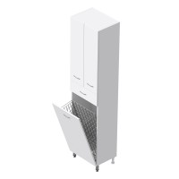 Пенал Onika Модерн 46 напольный, белый, универсальный