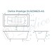 Ванна чугунная Delice Prestige 180х80 с антискользящим покрытием