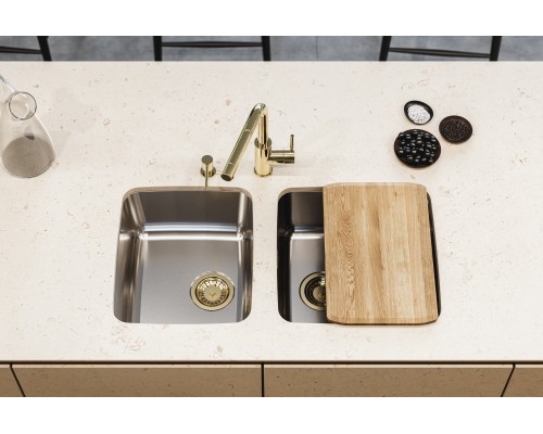 Кухонная мойка Alveus Luno 30 SAT 90 FI 400x400 1129251 Сатинированная сталь