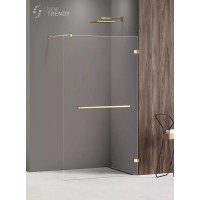 Душевое ограждение NEW TRENDY AVEXA GOLD SHINE 70x200 золото