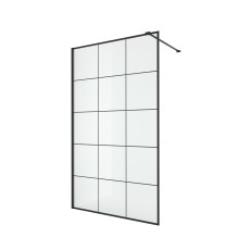 Душевое ограждение NEW TRENDY NEW MODUS BLACK 120x200 черный