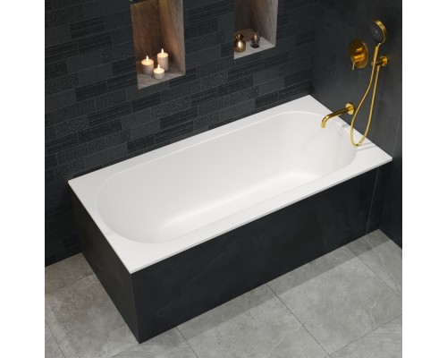 Ванна из искусственного камня Whitecross Gin 170x80 белый матовый