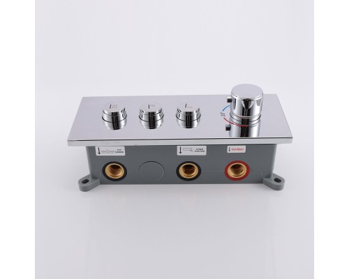 Встраиваемый смеситель для душа Vincea VSCV-433TCH термостатический хром