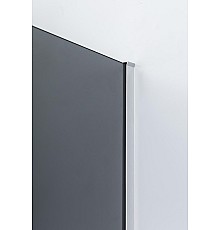 Душевая перегородка Cezares Liberta 80 LIBERTA-L-1-80-GR-Cr профиль Хром стекло серое