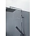 Душевая перегородка Cezares Liberta 80 LIBERTA-L-1-80-GR-Cr профиль Хром стекло серое