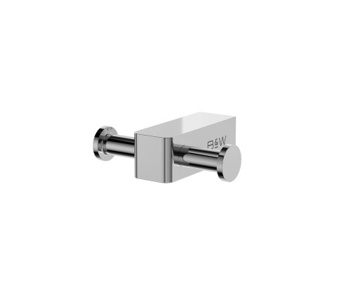 Крючок Black&White Gravity, GA-9601C, двойной, для ванной комнаты, хром
