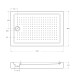 Акриловый поддон для душа Cezares Tray A 120х80 TRAY-A-AH-120/80-15-W0 Белый