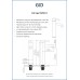 Смеситель для раковины Gid Inga SS096-CH-D