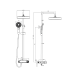 Душевая система ALTROBAGNO Рикко (Ricco) 030221 Cr