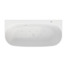 Ванна WHITECROSS Make 170x80 "AERO" (хром) иск. камень