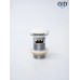 Белый керамический донный клапан Gid WH100-1 71102k с переливом