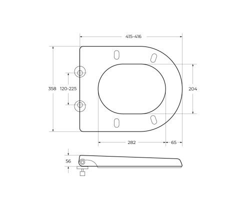 Сиденье для унитаза Cezares Giubileo CZR-6045-SC Белое с Микролифтом