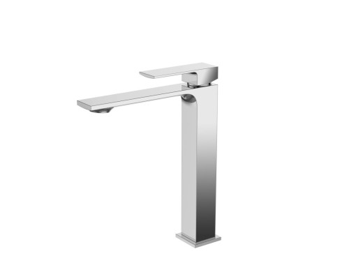 Высокий однорычажный смеситель для раковины AQG Bold, хром