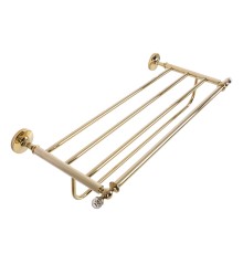 Полка для полотенец Art&Max Antic Crystal AM-E-2622SJ-Do Золото