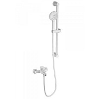 Смеситель для ванны с душевым гарнитуром Wonzon&Woghand, Белый матовый