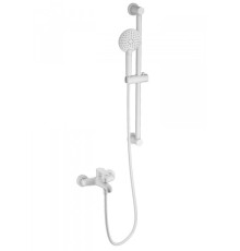 Смеситель для ванны с душевым гарнитуром Wonzon&Woghand, Белый матовый