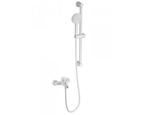 Смеситель для ванны с душевым гарнитуром Wonzon&Woghand, Белый матовый