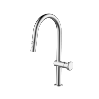 Смеситель для кухни с выдвижным изливом ALTROBAGNO Рикко (Ricco) 050207 Cr