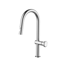 Смеситель для кухни с выдвижным изливом ALTROBAGNO Рикко (Ricco) 050207 Cr