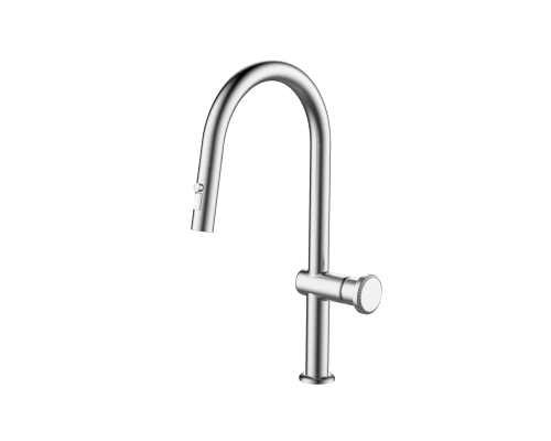 Смеситель для кухни с выдвижным изливом ALTROBAGNO Рикко (Ricco) 050207 Cr