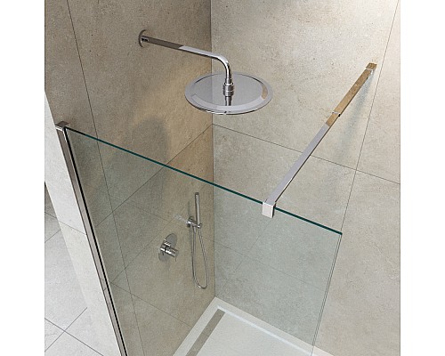 Душевая перегородка Cezares Liberta 140 LIBERTA-L-1-140-C-Cr Хром