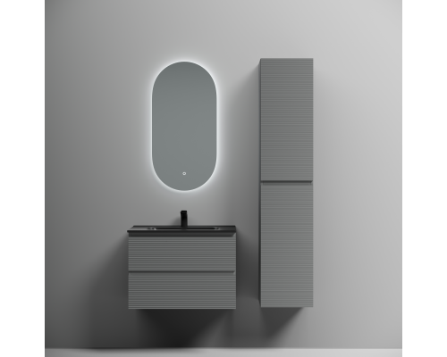 Тумба под раковину подвесная Sancos Folk 69х44х50, с доводчиками, Ergraut soft, FL70ES