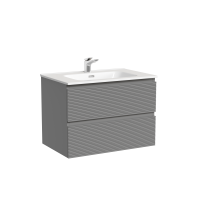Тумба под раковину подвесная Sancos Folk 69х44х50, с доводчиками, Ergraut soft, FL70ES