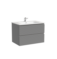 Тумба под раковину подвесная Sancos Folk 69х44х50, с доводчиками, Ergraut soft, FL70ES