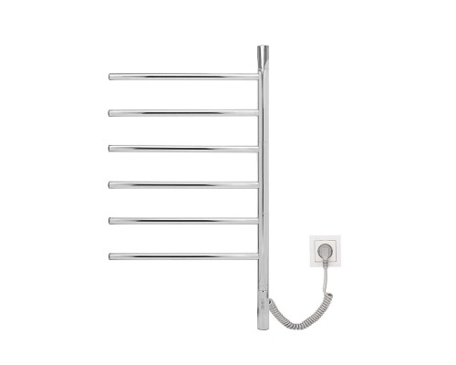 Полотенцесушитель электрический Vincea VTD-1S2CE 43х80 хром таймер