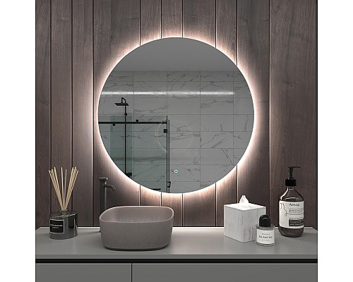 Зеркало Onika Сола 100 с LED подсветкой, круглое