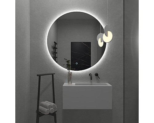 Зеркало Onika Сола 100 с LED подсветкой, круглое