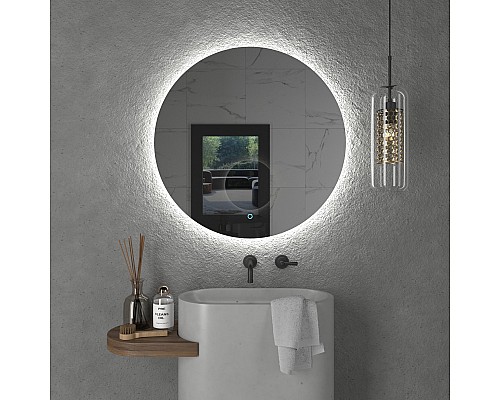 Зеркало Onika Сола 100 с LED подсветкой, круглое