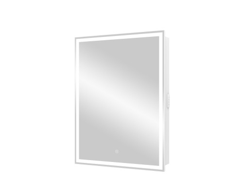 Зеркальный шкаф Континент Allure LED 55 L с подсветкой Белый