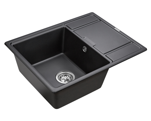 Мойка для кухни кварцевая Paulmark Weimar PM216550-BL