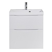 Тумба под раковину BelBagno Marino 70 MARINO-H60-700-2C-SO-BL-P подвесная Bianco Lucido