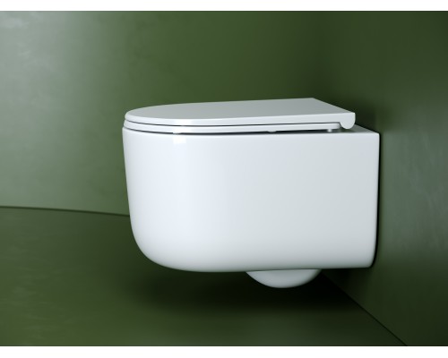 Подвесной унитаз Ceramicanova Ulma безободковый, смыв торнадо