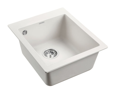 Мойка для кухни кварцевая Paulmark Leer PM104249-WH