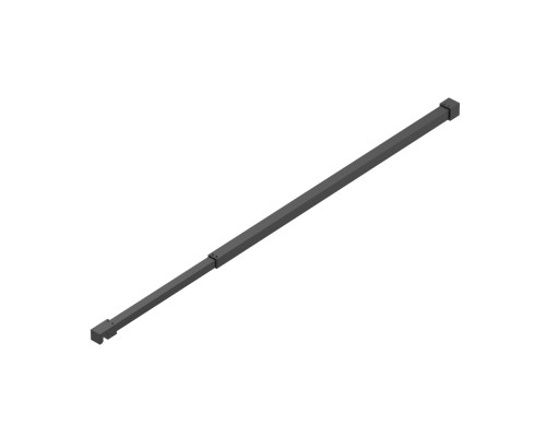 Душевая перегородка BelBagno Kraft 120 KRAFT-L-1-120-C-NERO профиль Черный матовый стекло прозрачное