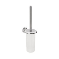 Ерш туалетный подвесной Colombo Hermitag цвет хром/матовое стекло