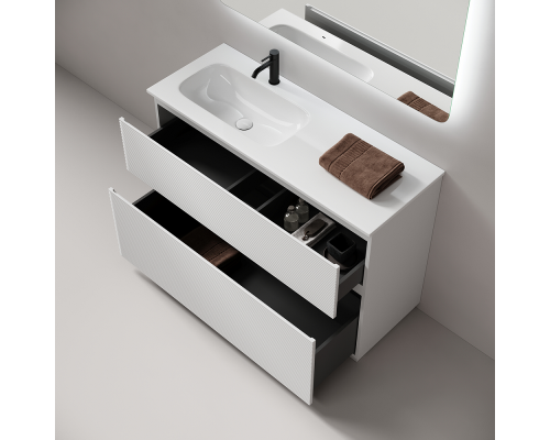 Тумба под раковину Напольная Sancos Folk Floor 119.5 FL120FLW Bianco