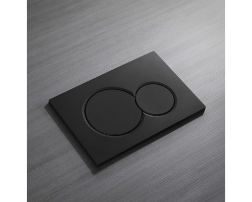 Кнопка смыва для инсталляции Wonzon&Woghand, Черный матовый WW-IB232-MB