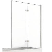 Шторка для ванны NEW TRENDY NEW SOLEO 120x140 R хром