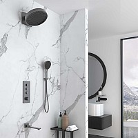 Душевой комплект Vincea Inspire VSFW-433TI3GM встраиваемый, термостат, 3 режима