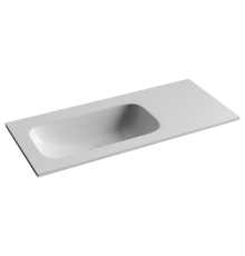 Раковина накладная Ceramicanova Грация (Grace) чаша слева без отв под смеситель 1010x457x137 белый CN7014wx