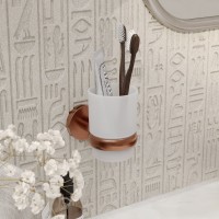 Стакан для ванной Benesque Lumiere 70010706 бронза брашированная