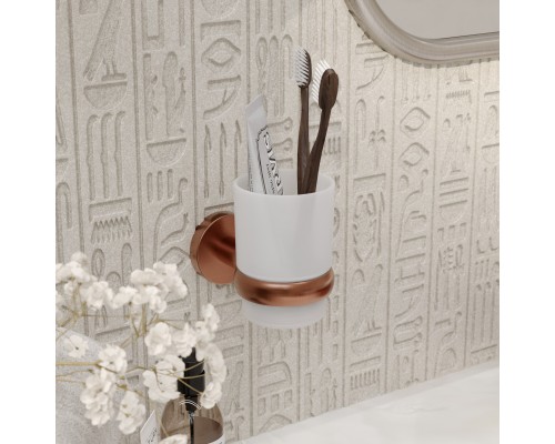 Стакан для ванной Benesque Lumiere 70010706 бронза брашированная