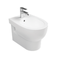 Биде подвесное ISVEA Absolute 10AB41001SV компакт, без д/к белый 10AB41001SV