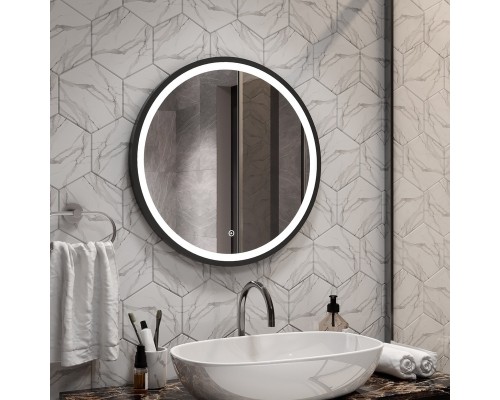 Зеркало Континент "Style Black LED" ЗЛП1016