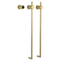 Полотенцесушитель электрический Wonzon&Woghand LEIPZIG, Браш золото WW-AL3621-BG